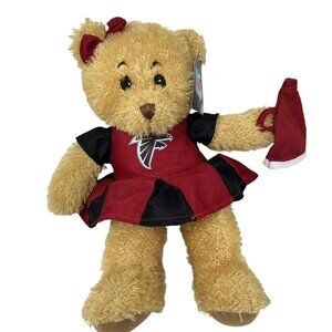 Good Stuff NFL Atlanta Falcons Cheerleader Plush Bear Beige Megaphone 13 Inch